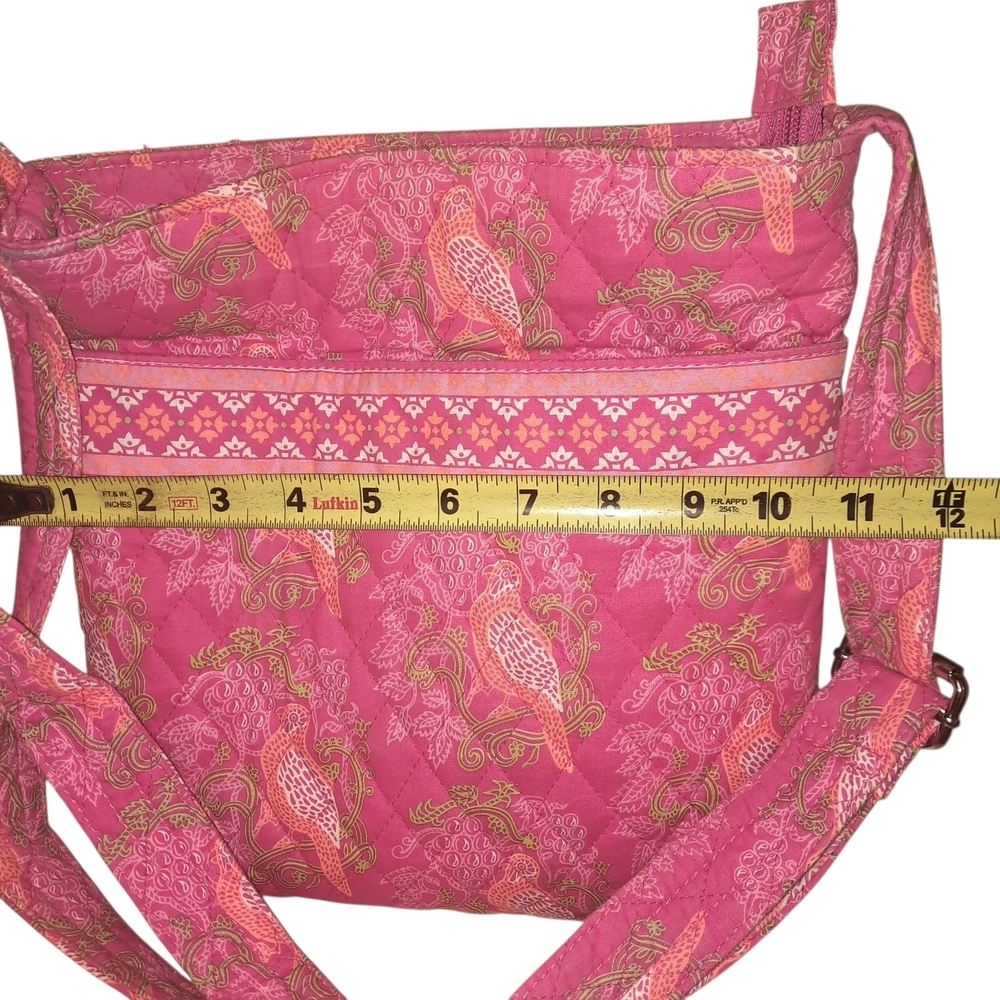 Chic Pink Patterned Crossbody Bag - image 4